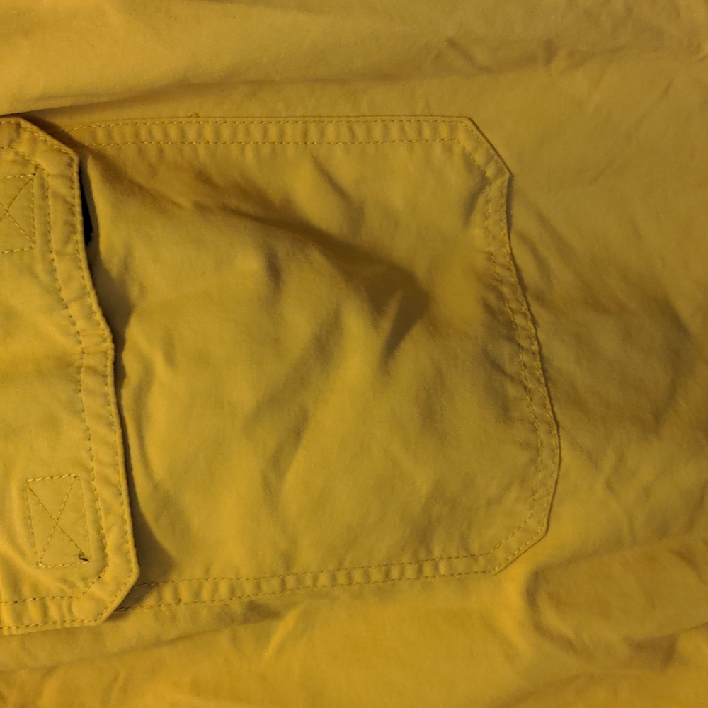 LLBean Men's Size XL Elastic Waist Drawstring Liner Yellow Swim Trunks - Picture 5 of 13